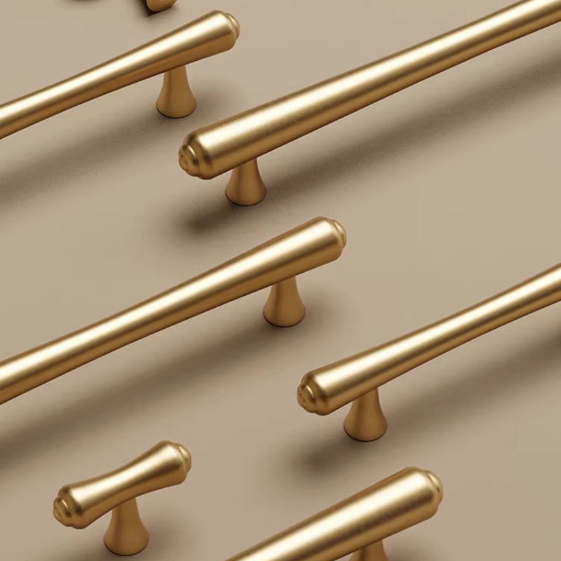 Furniture Hardware High End - Massief messing, puur koper, Franse knop,