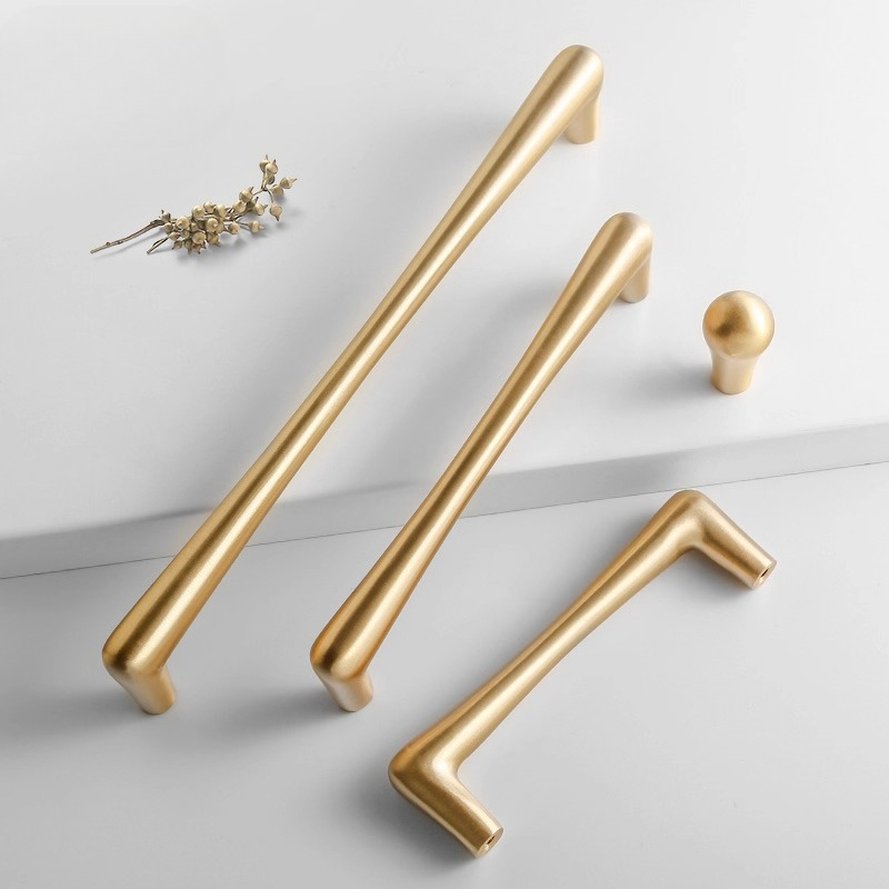 Furniture And Kitchen Hardware Fitting - Nordic Messing Meubelgrepen Gouden Handgrepen voor