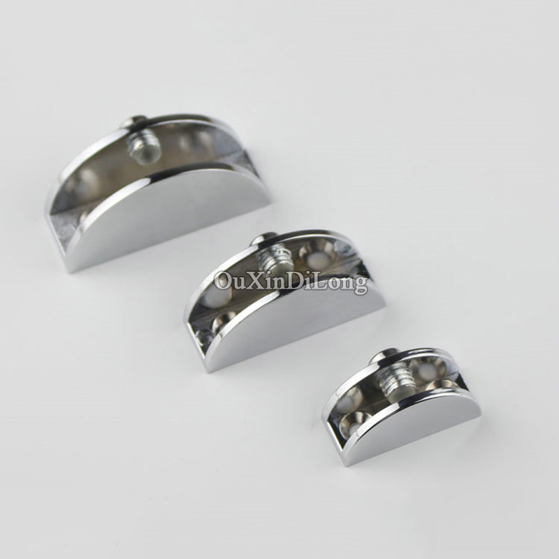 Furniture Hardware Brands - Gloednieuwe 10 STKS Ronde Glasklemmen Zinklegering