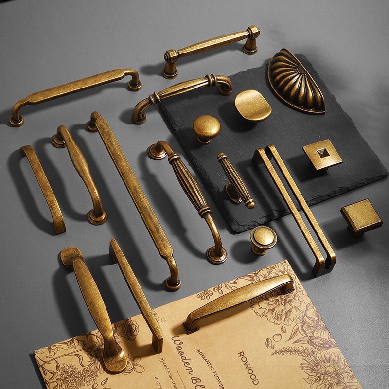 Furniture And Kitchen Hardware Fitting - Nordic Vintage handgrepen voor meubels Bronzen