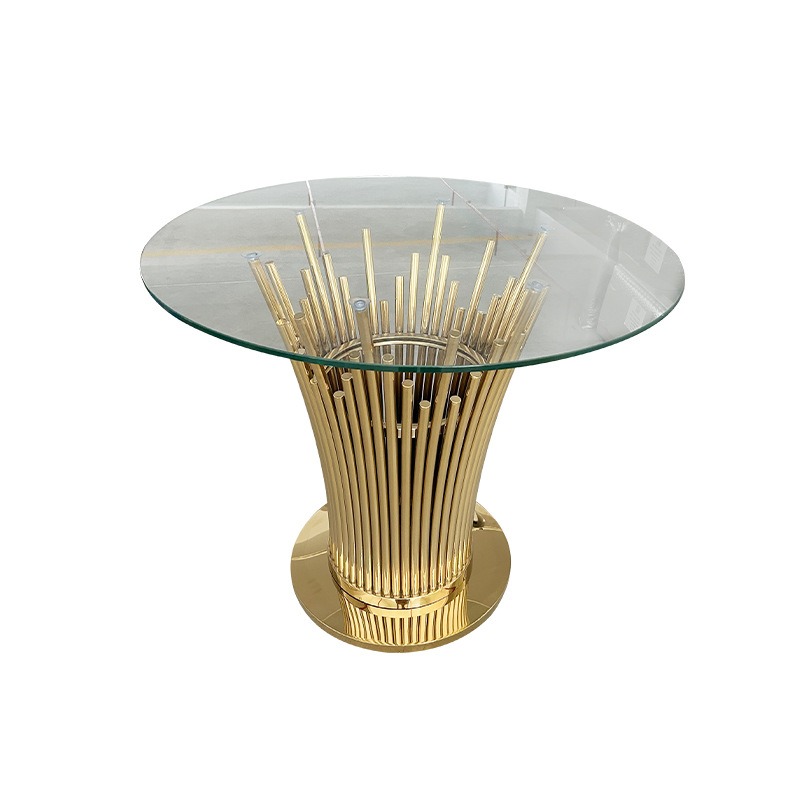 RVS taartkristal tafel eenvoud - Furniture Hardware Shop recensie en prijs
