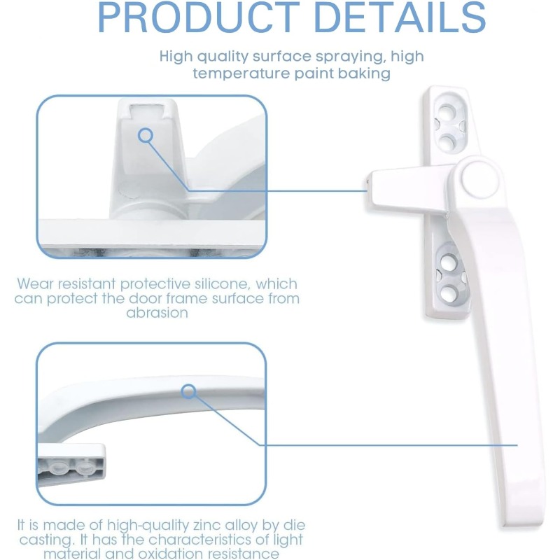 Glazen raamvergrendelingshende - Furniture Hardware Fitting recensie en prijs