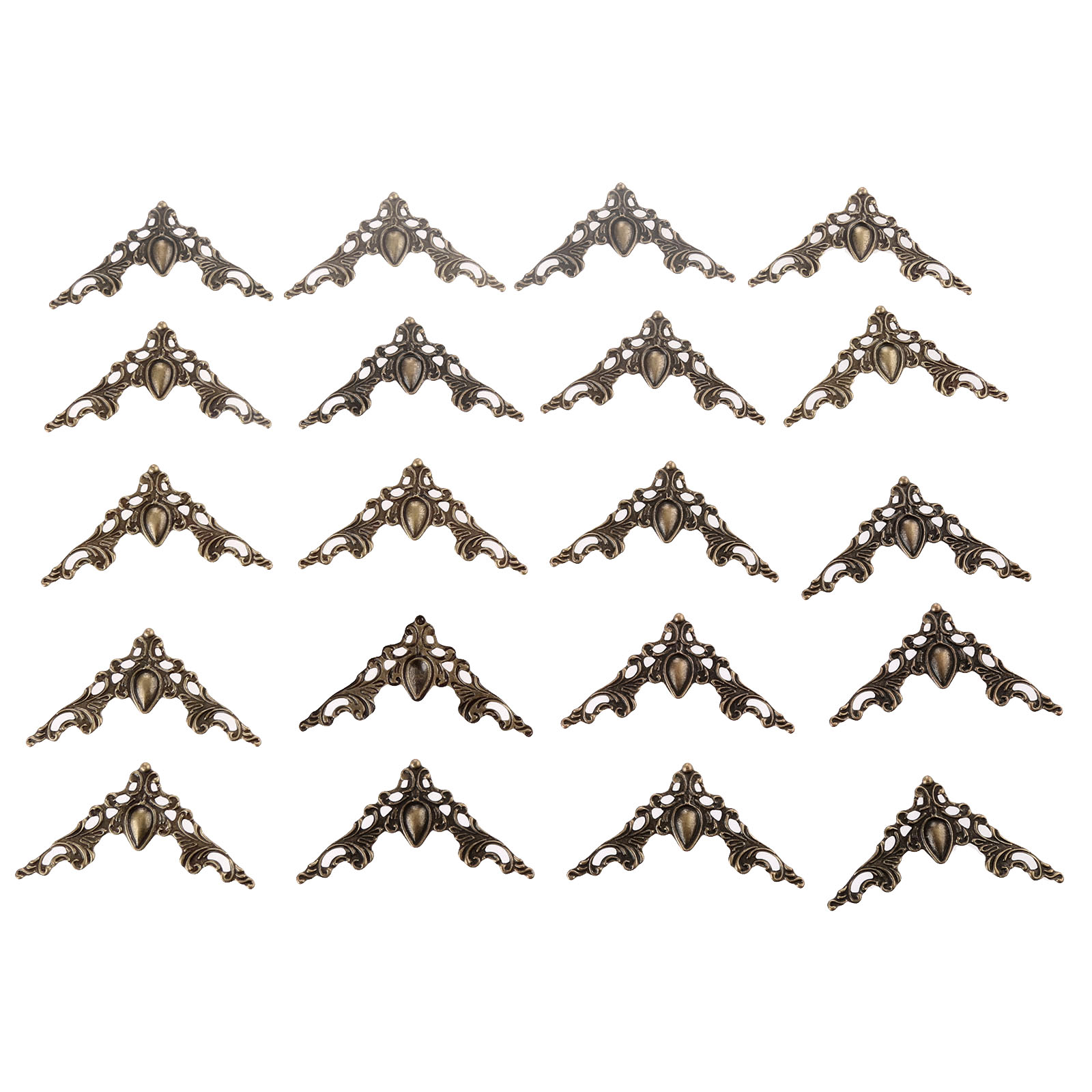 20 Stuks Vintage Doos Hoek Beu - Furniture Hardware Photos recensie en prijs