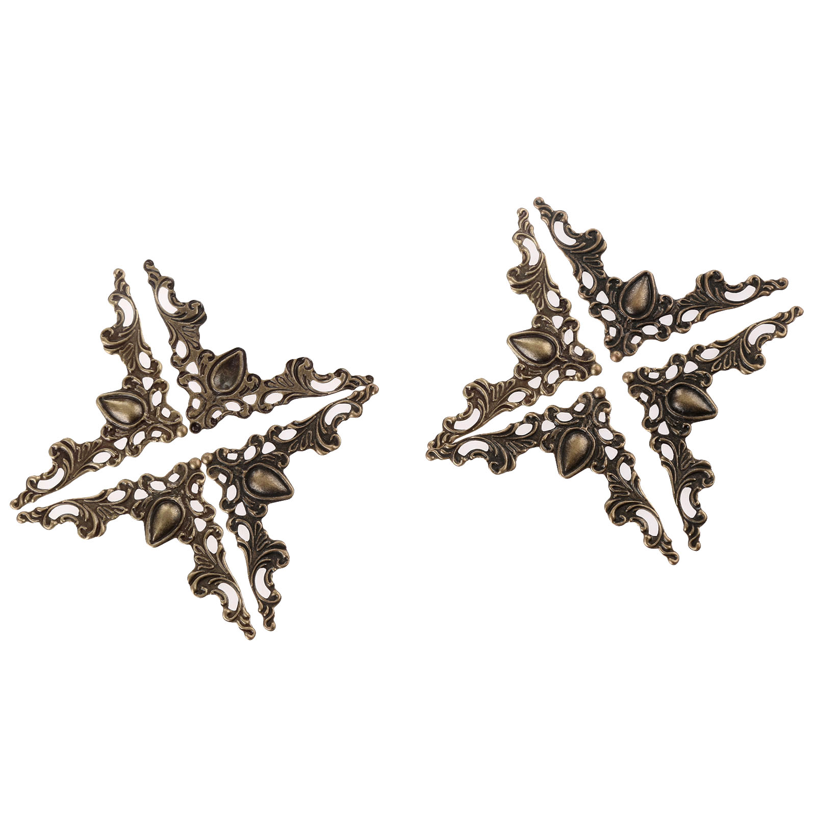 20 Stuks Vintage Doos Hoek Beu - Furniture Hardware Photos recensie en prijs