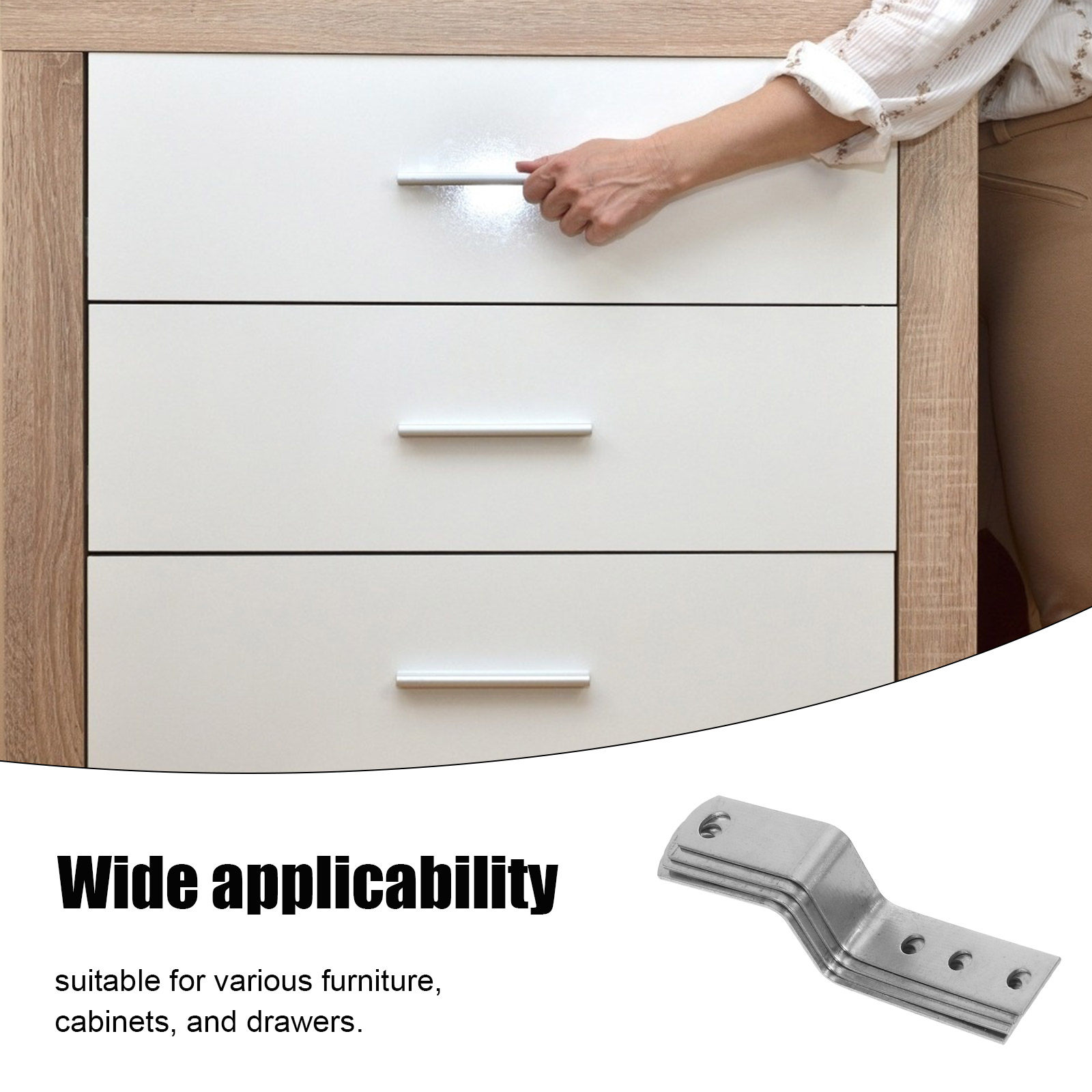 4 stuks Z-vormige ladeslotkops - Furniture Hardware Photos recensie en prijs