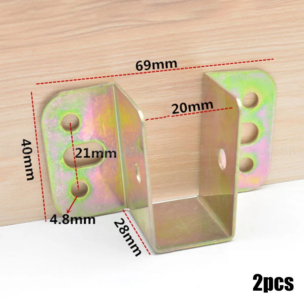 2 stks U-vormige Metalen Bedbe - Furniture Joinery Hardware recensie en prijs