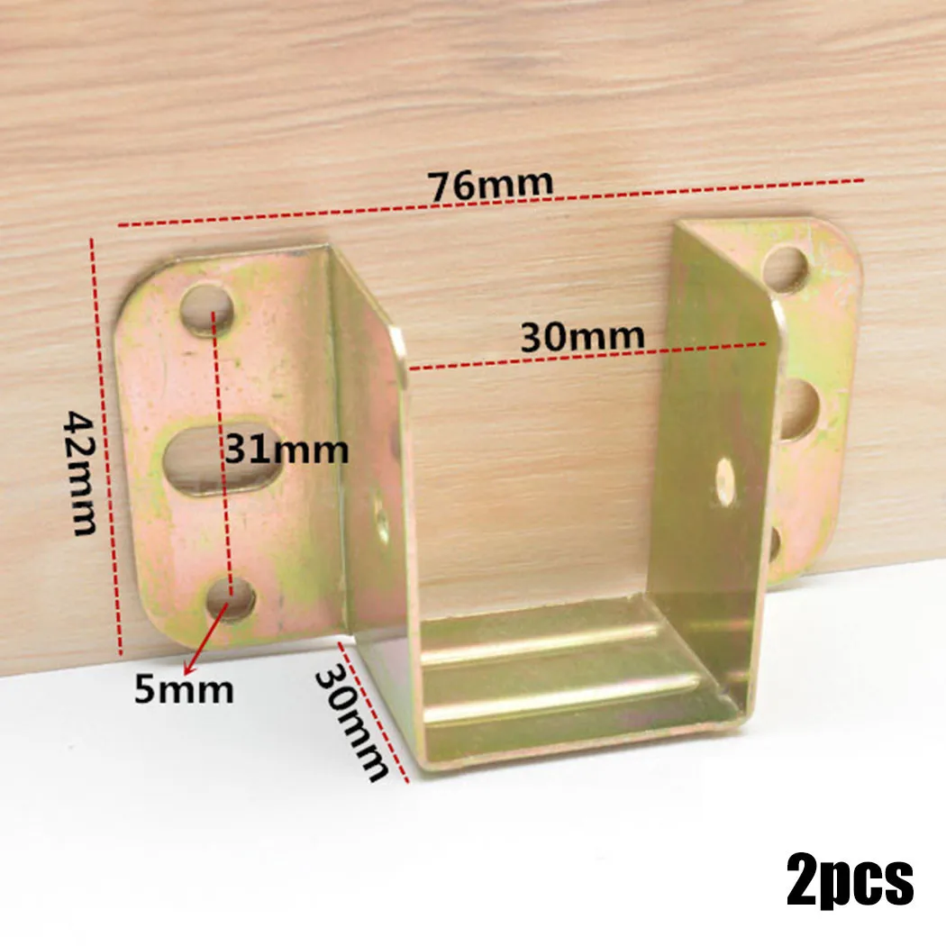 2 stks U-vormige Metalen Bedbe - Furniture Joinery Hardware recensie en prijs