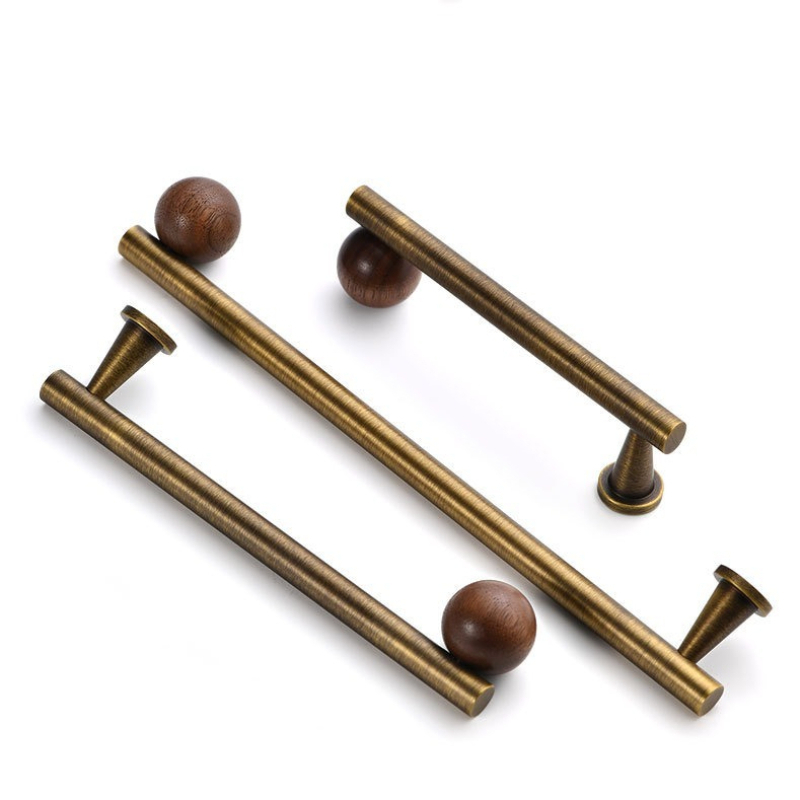 Franse messing walnoot houten  - Furniture And Kitchen Hardware Fitting recensie en prijs