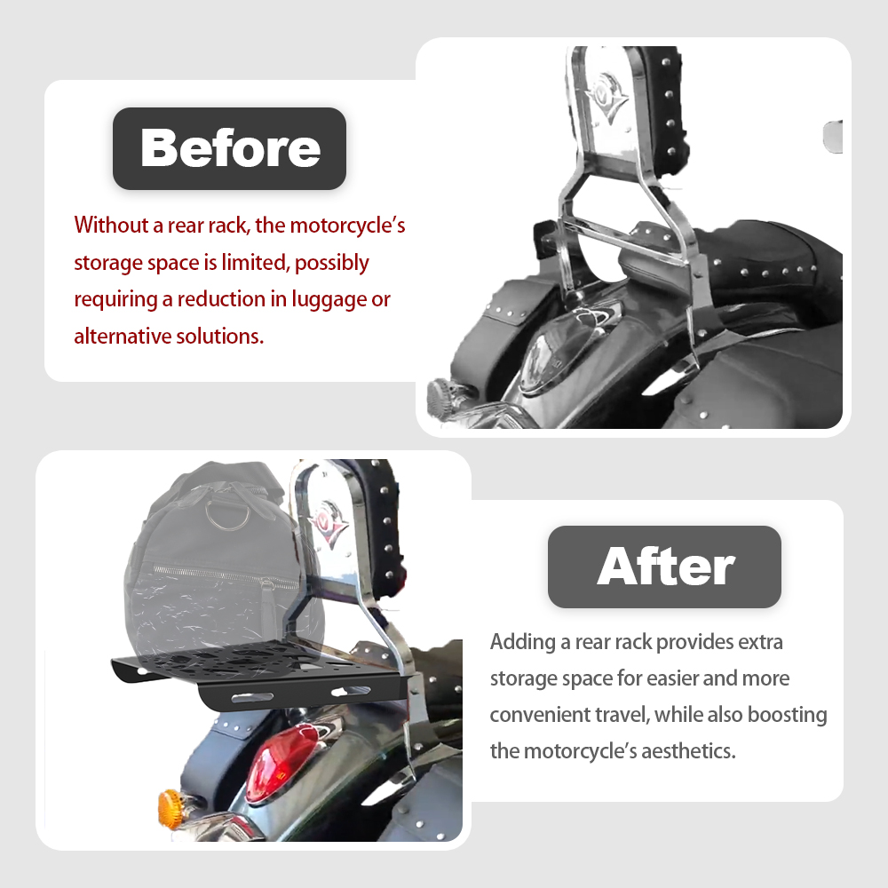 Motorfiets Achterdrager Voor K - Shelf Bracket Pair recensie en prijs