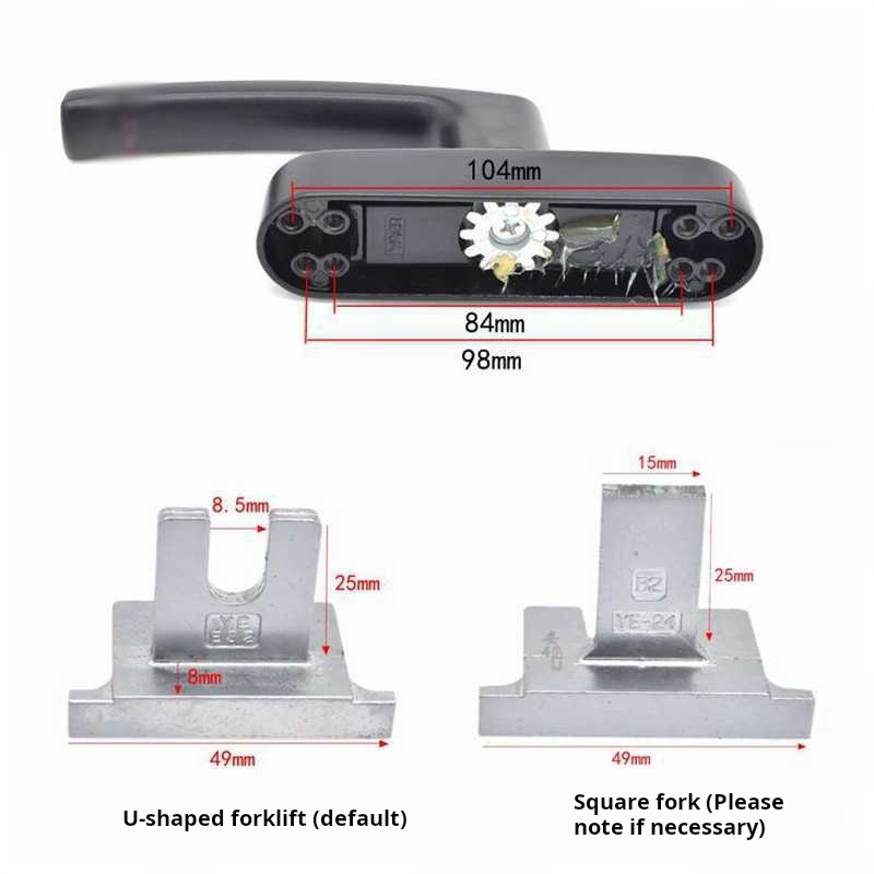 1 STKS Raamgreep Gebroken Brug - Furniture Hardware Fitting recensie en prijs