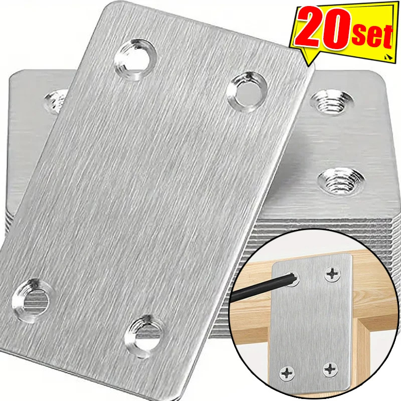 10 Stuks Rvs L-Vormige Bevesti - Furniture Joinery Hardware recensie en prijs