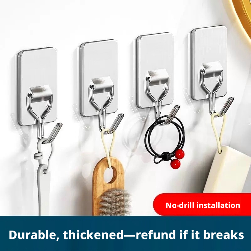 Zelfklevende wandhaken Roestvr - Furniture And Kitchen Hardware Fitting recensie en prijs
