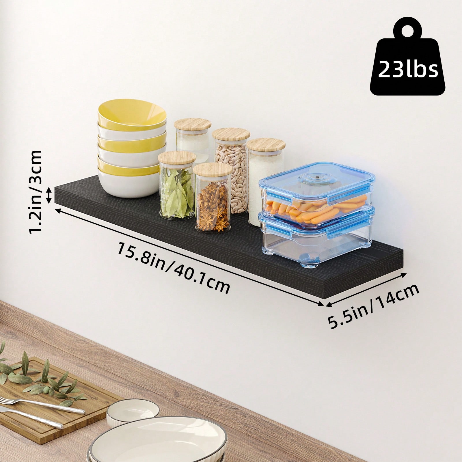 4-delige set zwevende planken, - Shelf Bracket Pair recensie en prijs