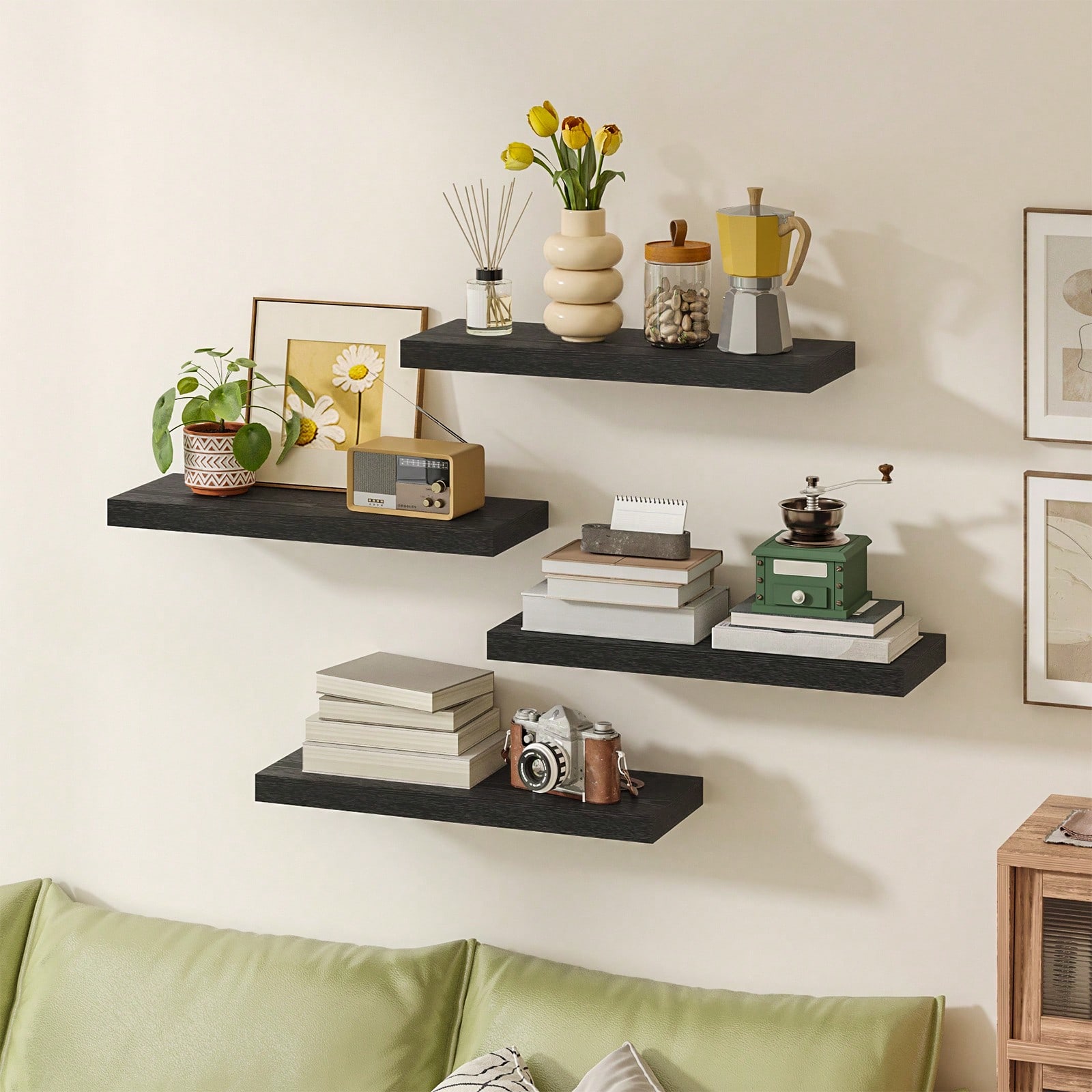 4-delige set zwevende planken, - Shelf Bracket Pair recensie en prijs